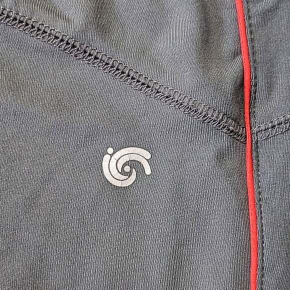 Vtg Y2K New York & Co InMotion Gray & Red Trim 2-pc Mock Neck Tracksuit Set Sz S - Picture 2 of 7